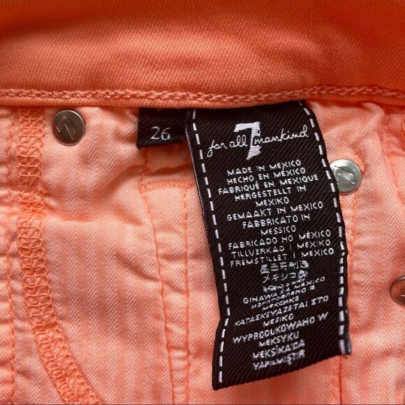 7 For All Mankind Coral High-Waisted Ankle Skinny Jeans - Picture 3 of 10